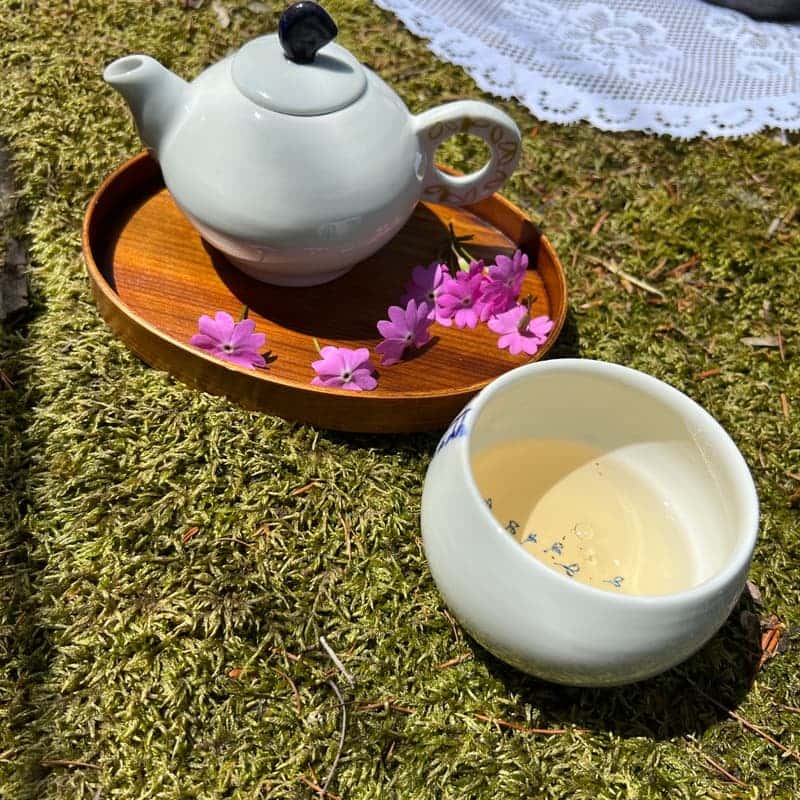 꽃비네 정원에서 티 피크닉 즐기기 사진 3