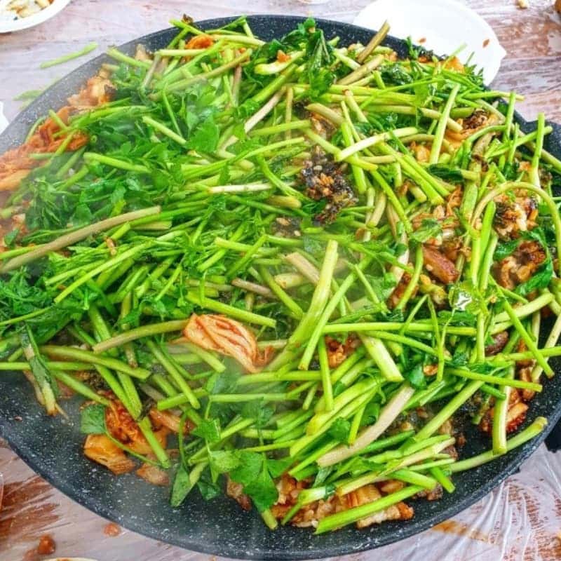 [경산] 육동미나리 삽겹살과 족욕 힐링 사진 1