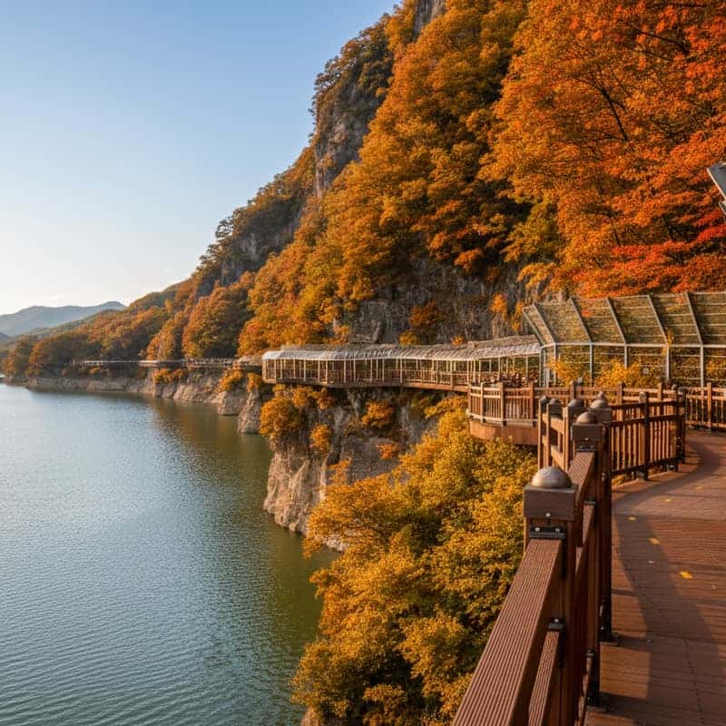 [단양/당일] 만천하스카이워크&잔도길+도담삼봉&유람선+마늘약선정식 사진 3
