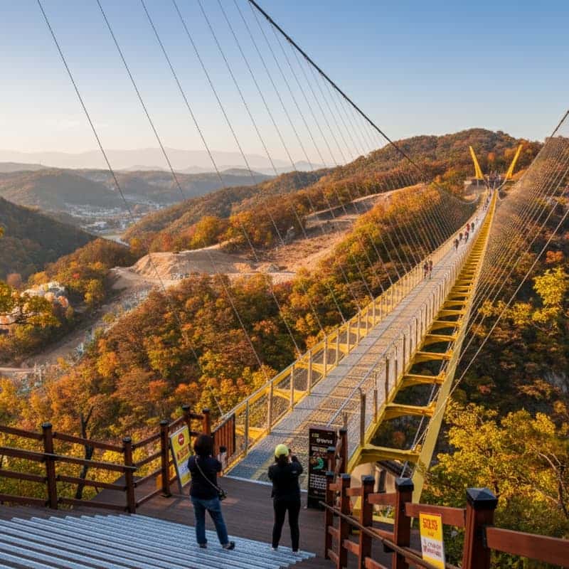 [원주/당일] 단풍 투어🍁 소금산 그랜드밸리 케이블카/출렁다리+치악산 구룡사+더덕구이 사진 3