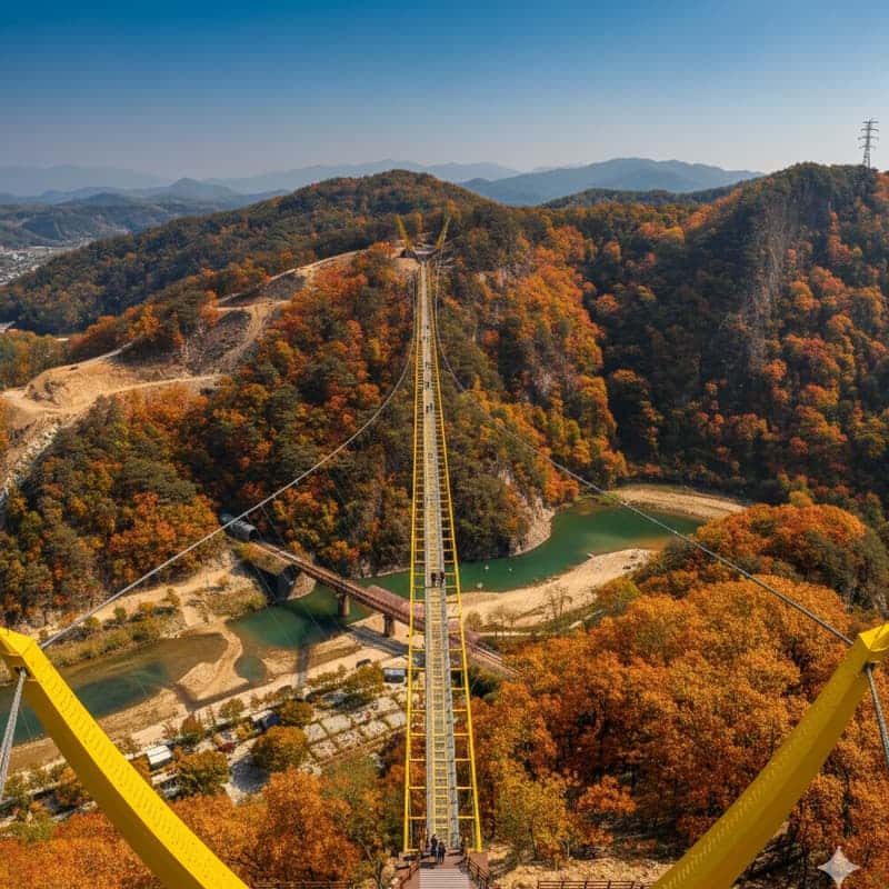 [원주/당일] 단풍 투어🍁 소금산 그랜드밸리 케이블카/출렁다리+치악산 구룡사+더덕구이 사진 4