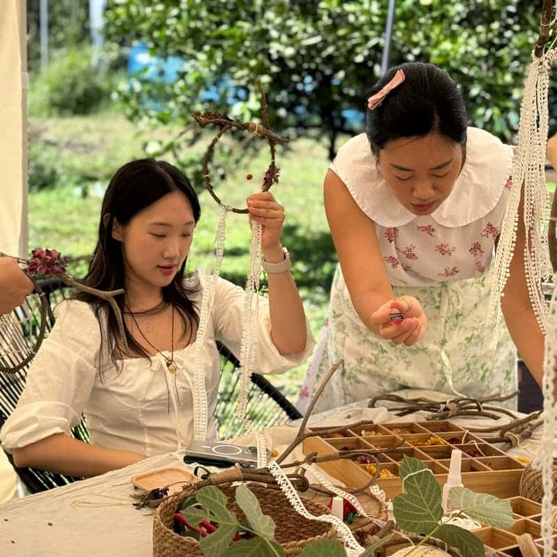 제주 삼달리 감귤밭 꿈을 엮는 드림캐쳐 <다 엮어드릴지니> 사진 6