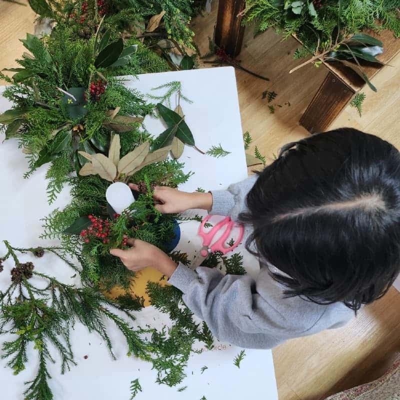 자연재료로 만드는 특별한 <크리스마스 센터피스> 감귤 시즌 WINTER 클래스 사진 2