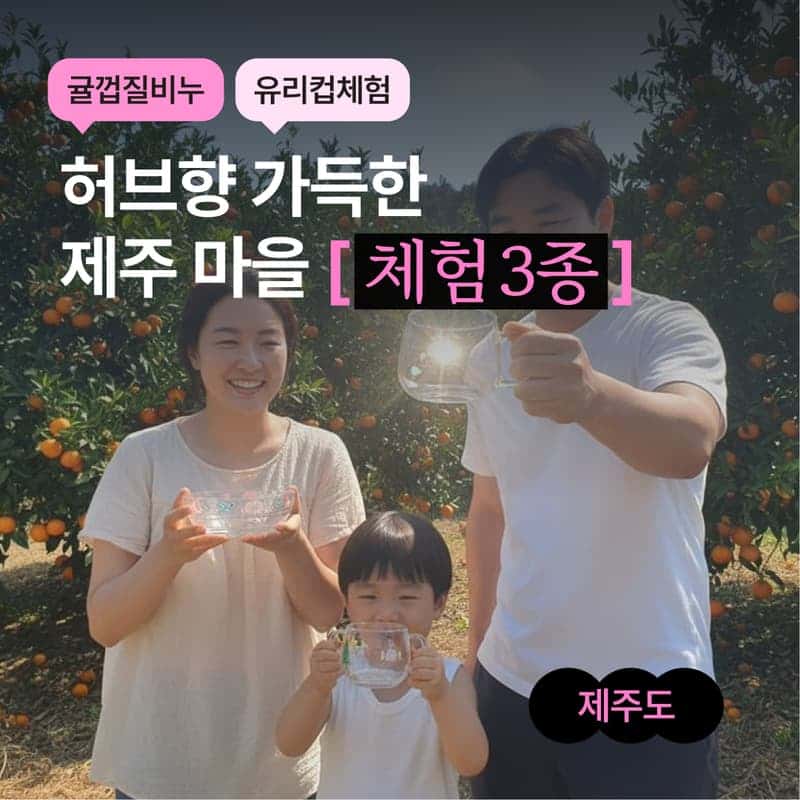 [제주/당일] 제주와 향기를 담은 옥토끼마을 힐링 체험 3종 🐰 사진 1