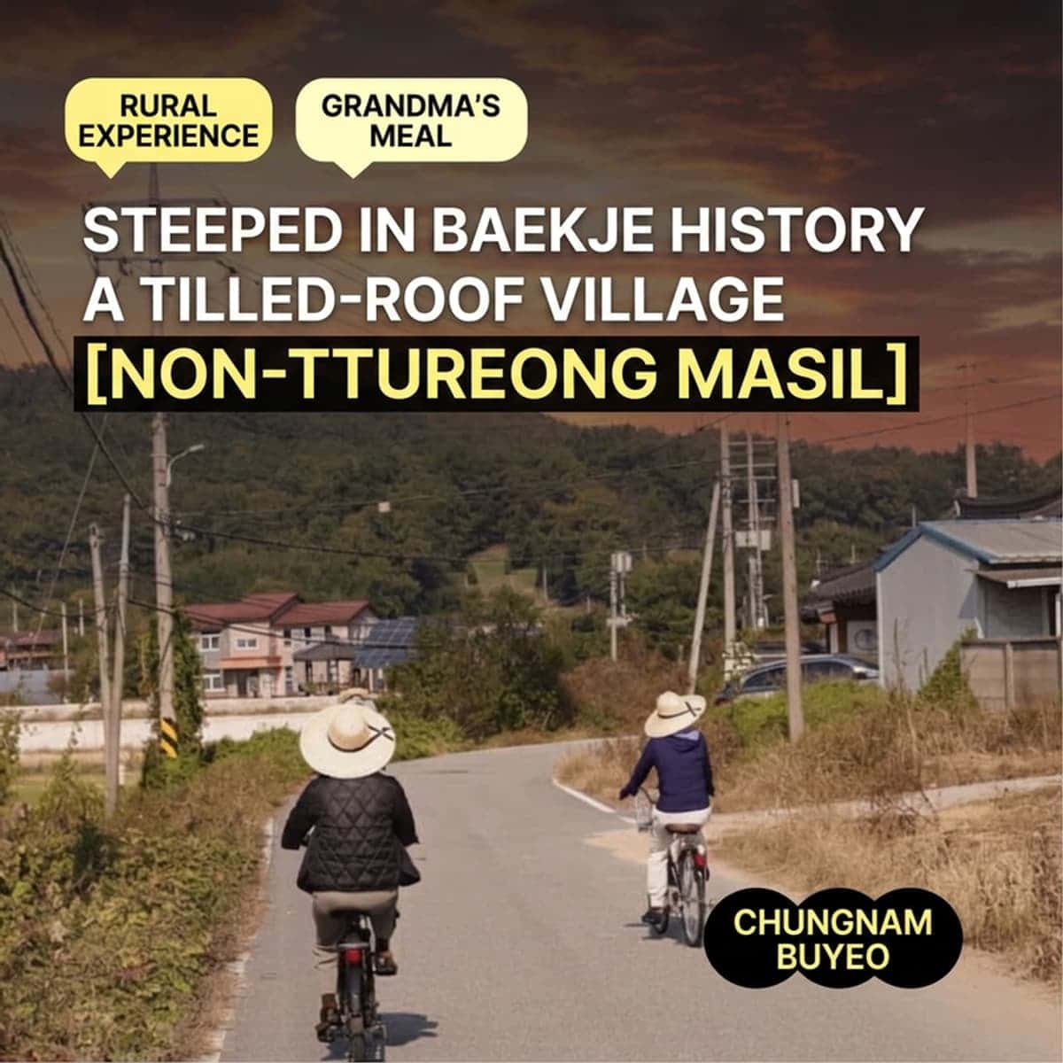 [Buyeo/1-Night] Non-ttureong Masil | 2 Grandmother's Home-cooked Meals & Rural Experience 🌾 photo 1