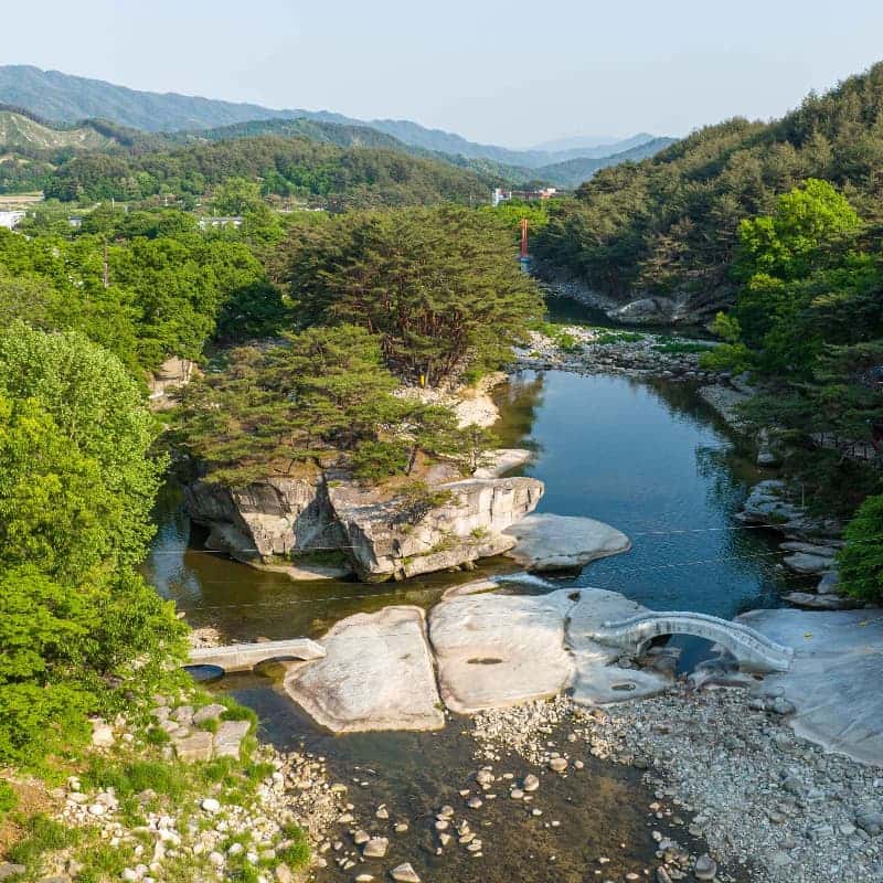 [アソビカタX黄金旅行社] 居昌 氷器室の里 捜勝台渓谷 水炊き避暑 日帰りツアーの写真7
