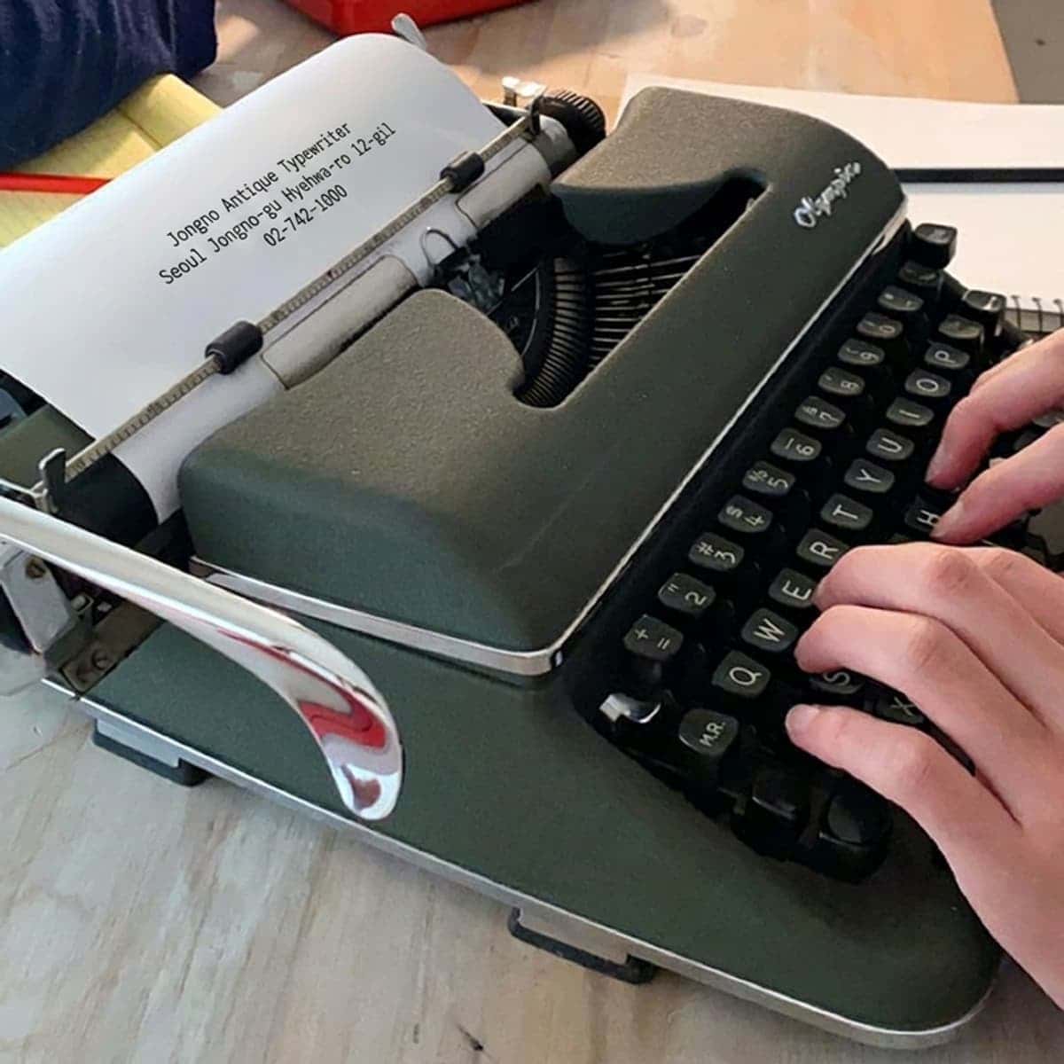 [Jongno] Antique Typewriter, Typing Stories photo 6