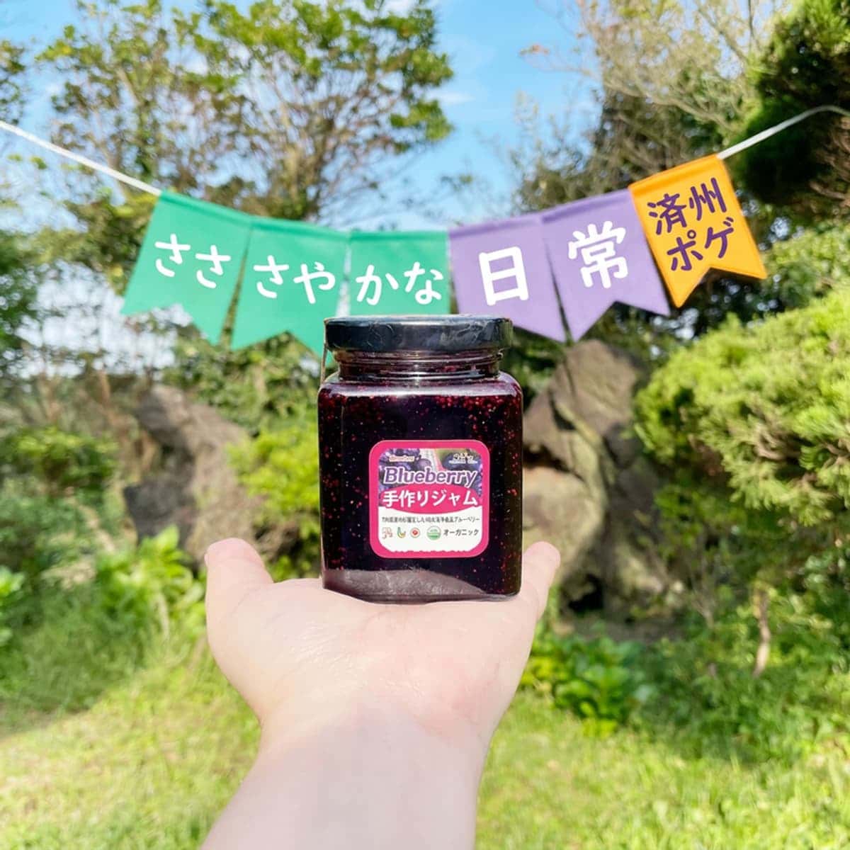 [西帰浦] 庭園でのピクニック＋ブルーベリージャム作りの写真4
