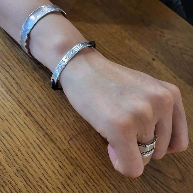 [여주] 실버 이니셜 가죽팔찌 원데이클래스 사진 3