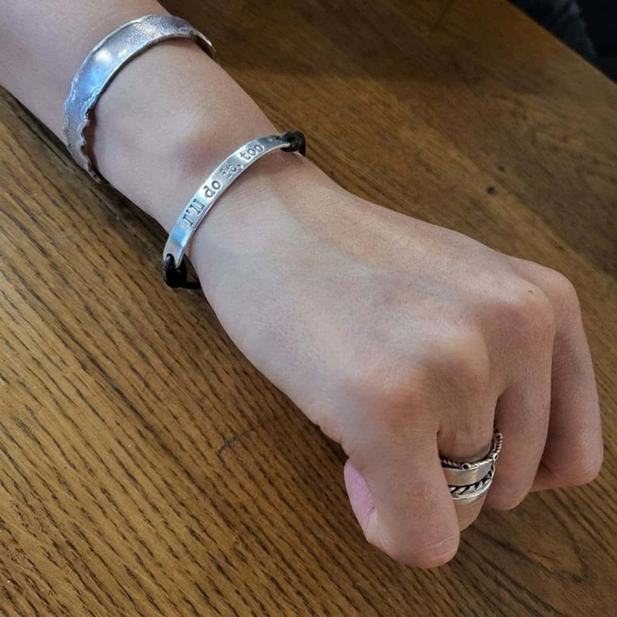 [Yeoju] Silver Initial Leather Bracelet One-Day Class photo 3