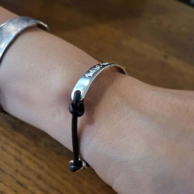 [여주] 실버 이니셜 가죽팔찌 원데이클래스 사진 4