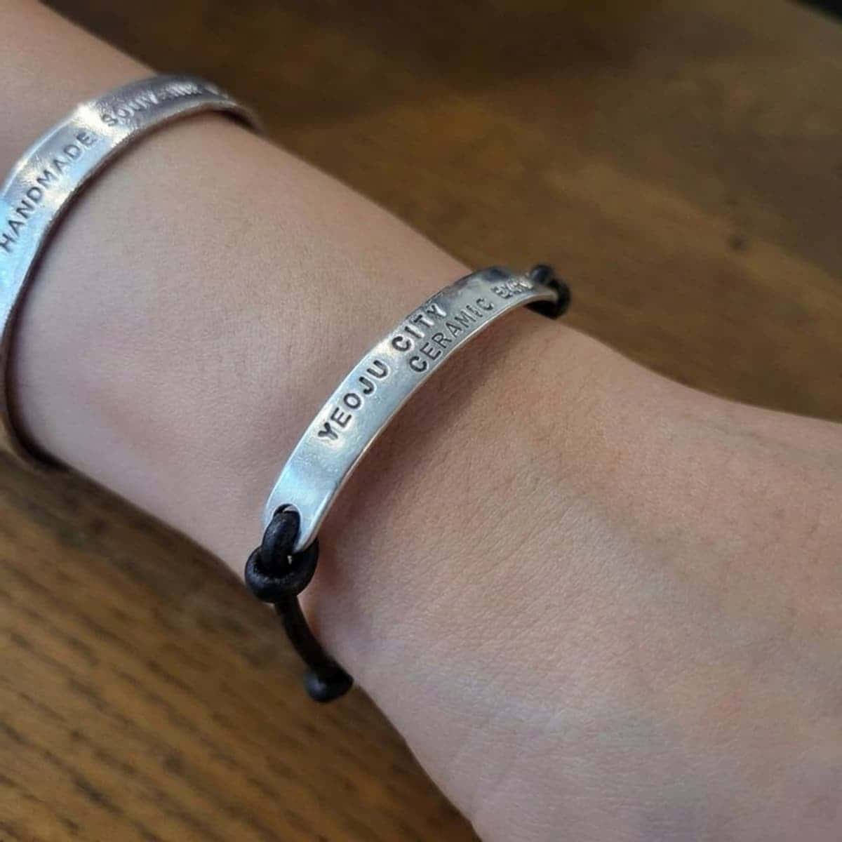 [Yeoju] Silver Initial Leather Bracelet One-Day Class photo 4