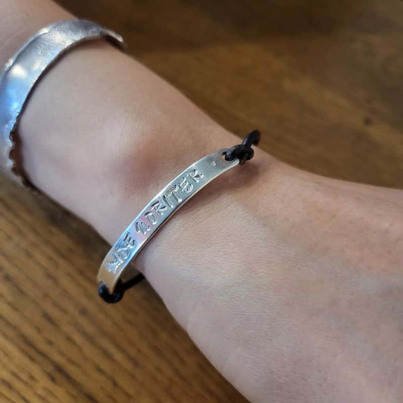 [여주] 실버 이니셜 가죽팔찌 원데이클래스 사진 5