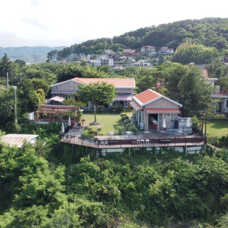 [진주] 진양호수 풍경, 채소꽃다발+조식+숙소 사진 2