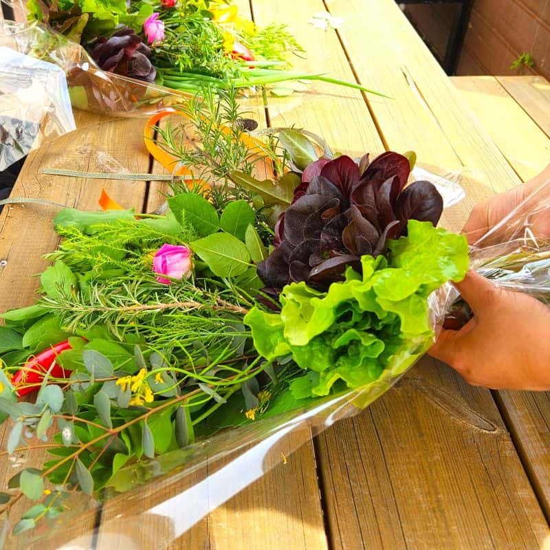 [진주] 진양호수 풍경, 채소꽃다발+조식+숙소 사진 7