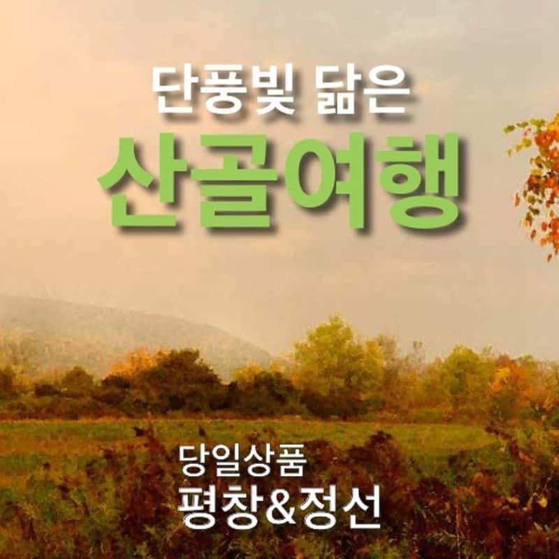 가을빛 여행 평창, 정선 _산길따라 여울따라   사진 1