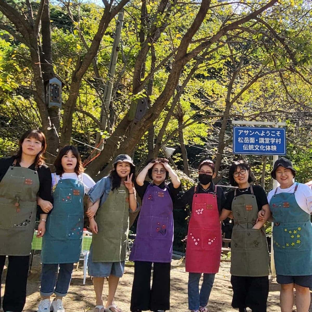 [牙山（アサン）/1泊] 渓谷で楽しむファブリックアート（布アート）体験＋セルフバーベキューの写真3