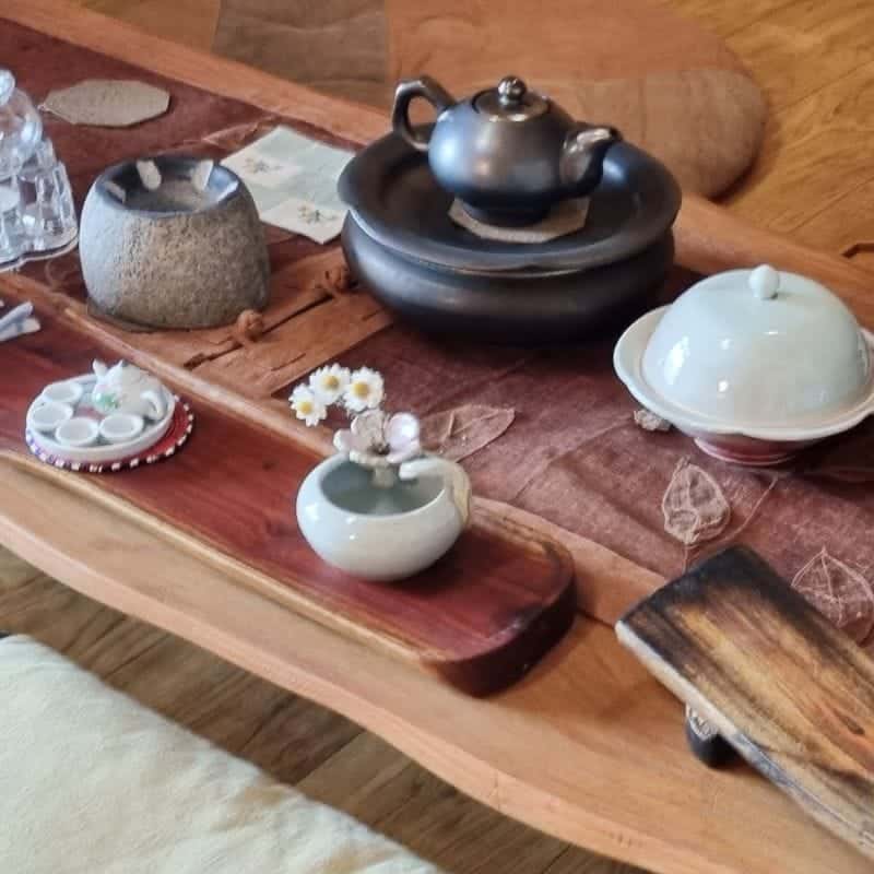 [横城（フェンソン）] 茶道体験＋黄土クドゥルチムジル（黄土の床暖房温熱浴）＋食事2食＋韓屋宿泊
