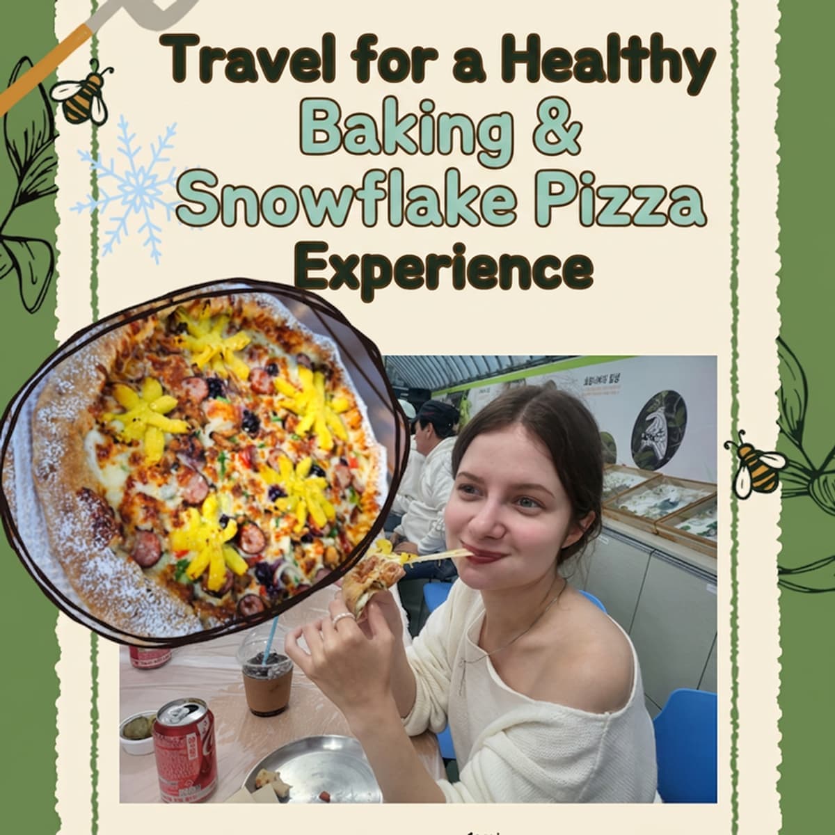 [Muju] Snowflake Pizza Making Experience + Glass Greenhouse Cafe Americano (2 Cups) photo 1