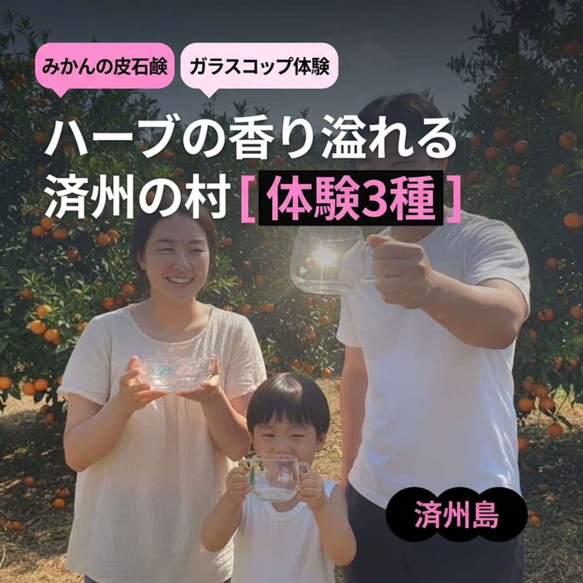 [済州/日帰り] 済州と香りを詰め込んだオクトッキ村ヒーリング体験3種 🐰の写真1
