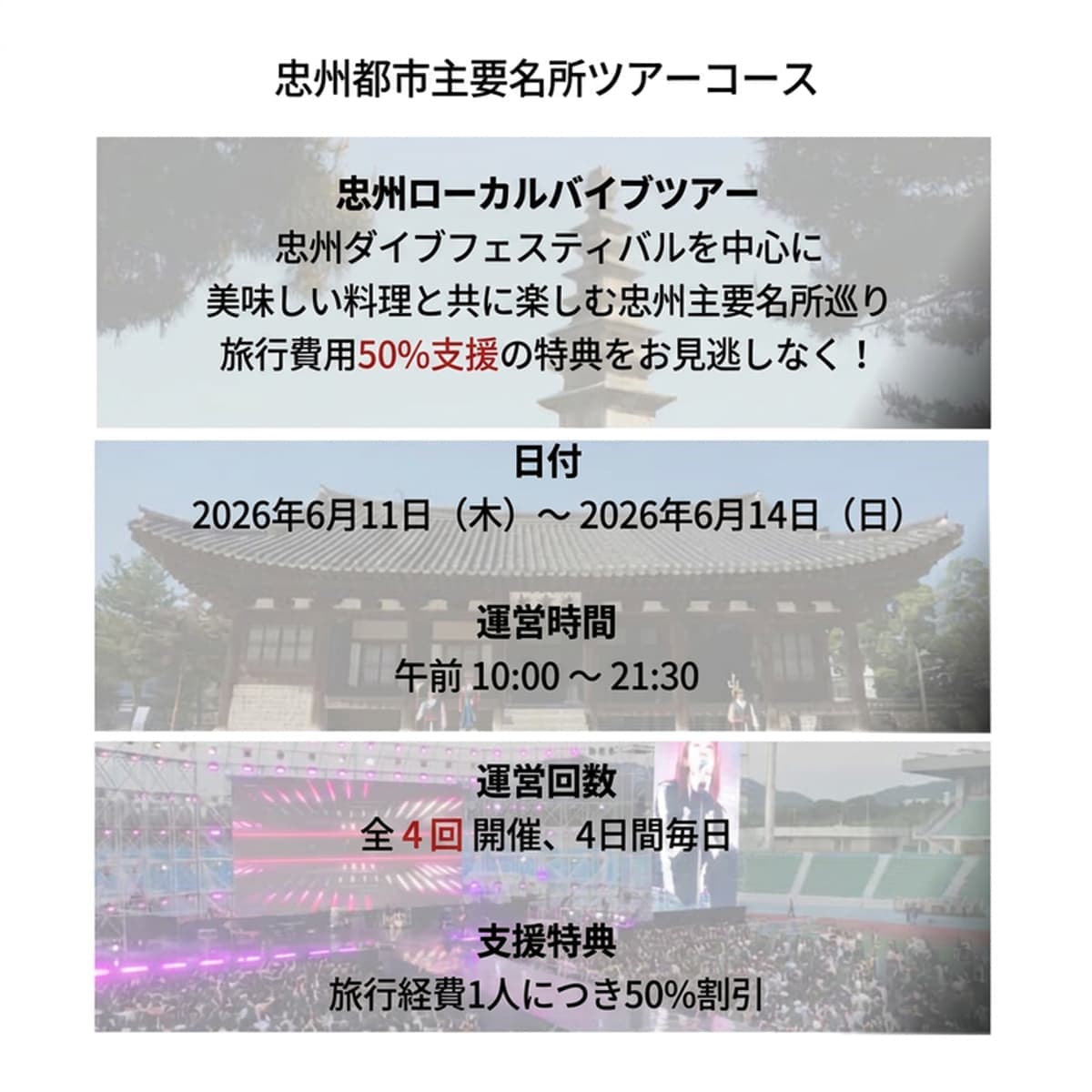 [外国人/当日] 忠州（チュンジュ）ローカルバイブツアー｜中央塔 - クアナゴル - ダイブフェスティバルの写真4
