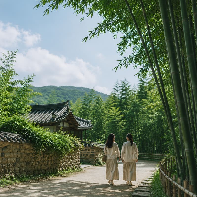 [Damyang/Day Trip] Bamboo Forest Sound Walking Therapy, Sound Walk in Damyang with Mom 🎧🎋 photo 2