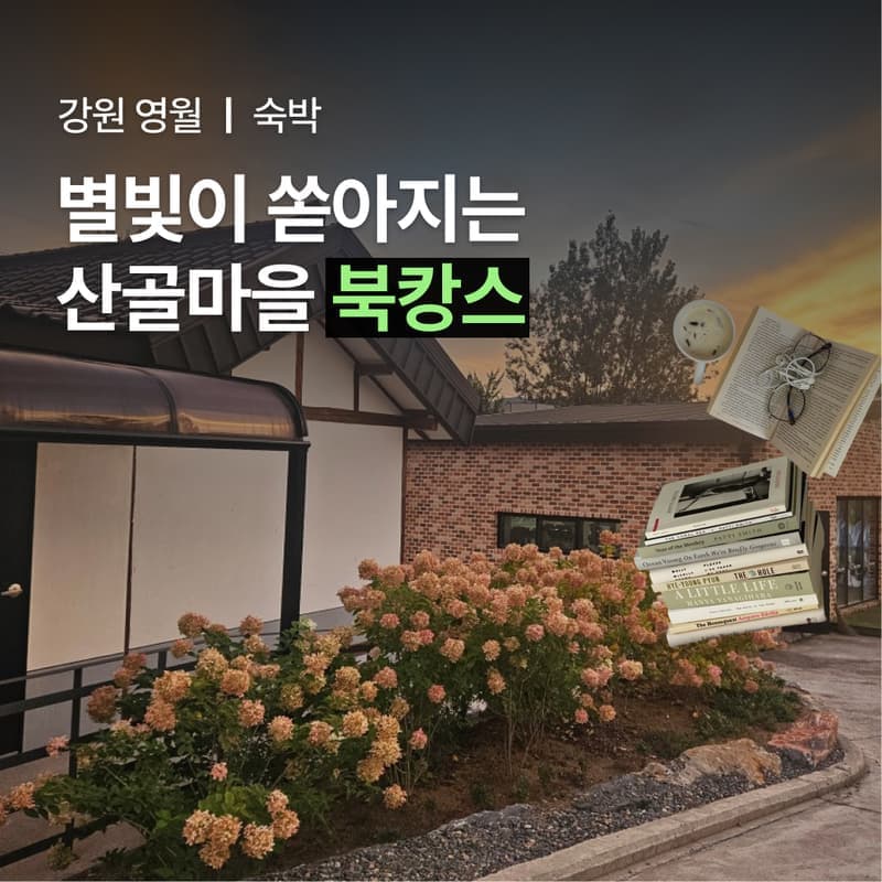 [영월/산골스테이] 별빛산책 산골마을 북캉스 '삼돌이로살아보기' 🍵📗 사진 1