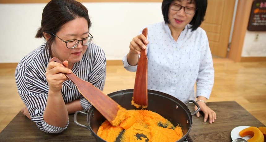 [서산] 회포마을 호박 한 상 차림ㅣ호박칼국수+호박전 만들기 사진 5