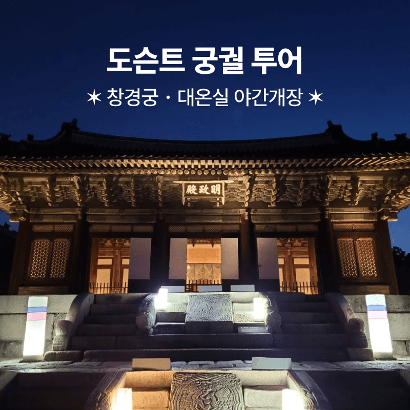 [종로] 창경궁, 대온실 야간개장과 인생샷 사진 1