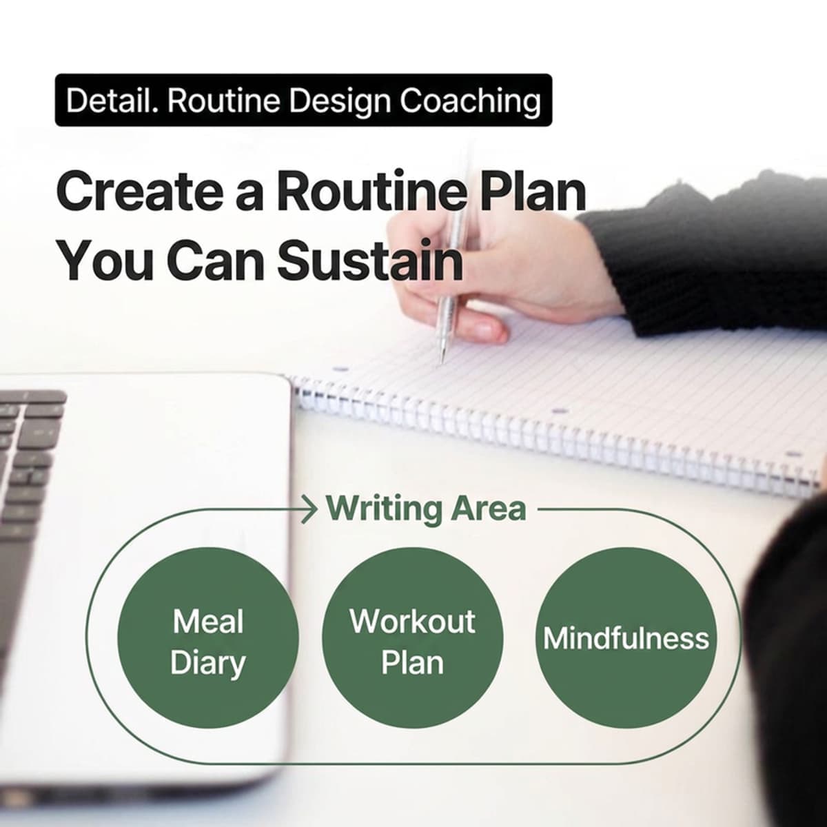 [1 Month/Online] 1 Hour of Daily Coaching to Build a Healthy Routine photo 4