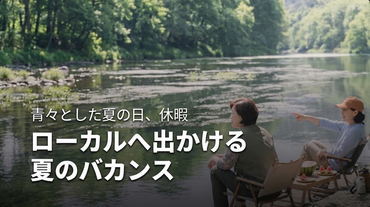 ローカルへ旅立つ夏のバカンス